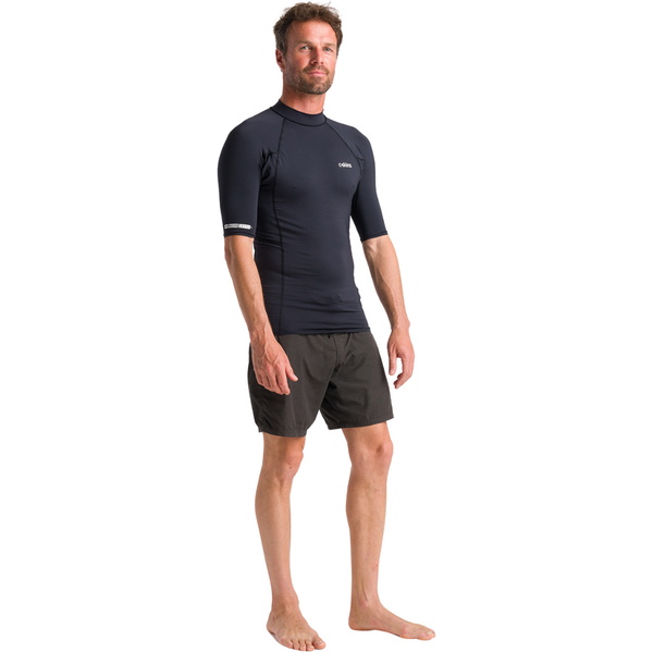 2026 C-Skins Männer NuWave UV Basics Kurzarm-Lycra-Weste C-NLYSSMC - Black
